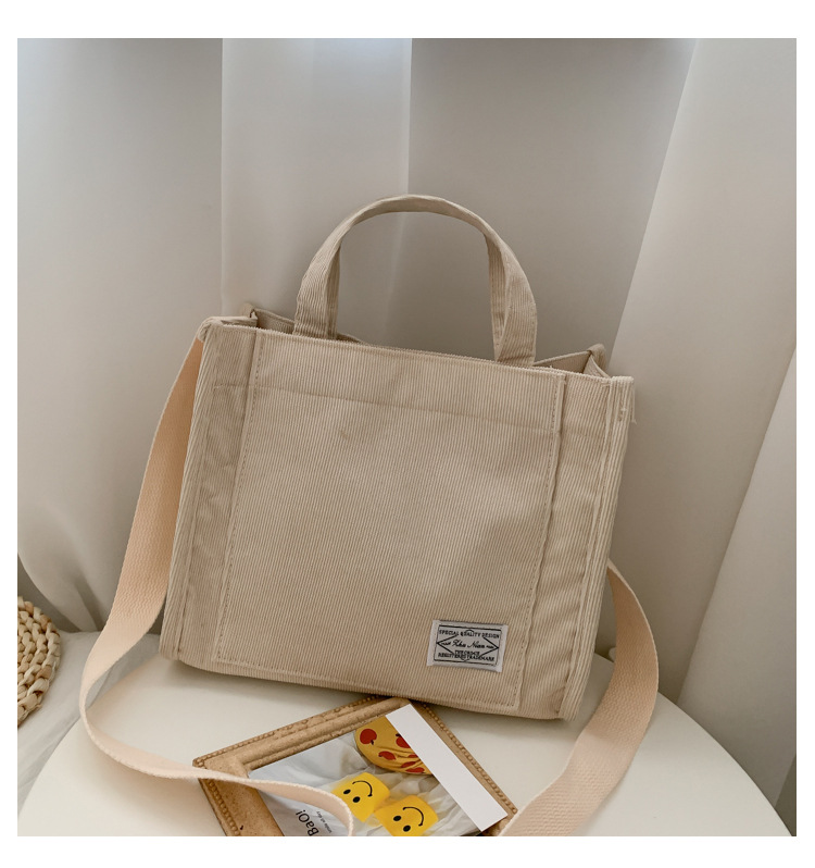 1620266331758 Korean Style Corduroy Canvas Bag