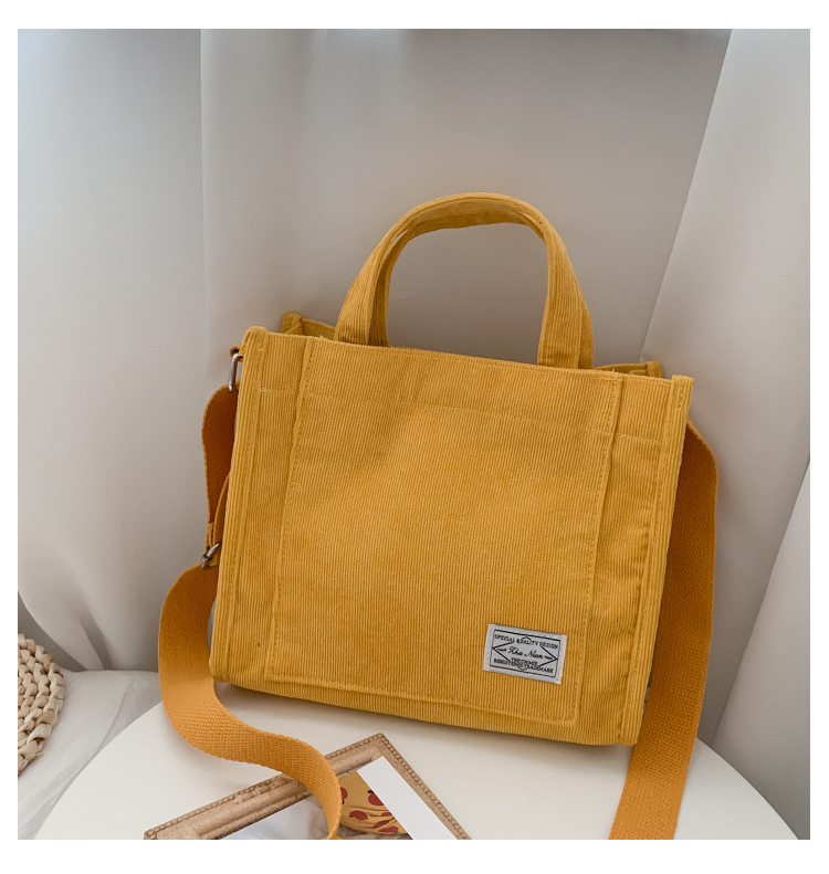 1620266331771 Korean Style Corduroy Canvas Bag