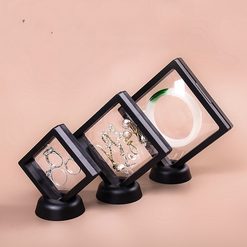 Suspended Case 3D Floating Display Frame Holder Box Case Wth Stand CJdropshipping