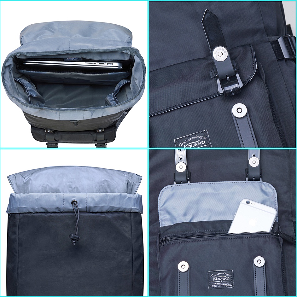 KAUKKO Large Capacity backpack Daypack Laptop Backpack Schooldbag Business Travel Backpack Sports Knapsack Rucksack