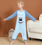 Kids' Kicking And Catching Cold Proof Children'S Home Clothes Pure Cotton Spring And Autumn
