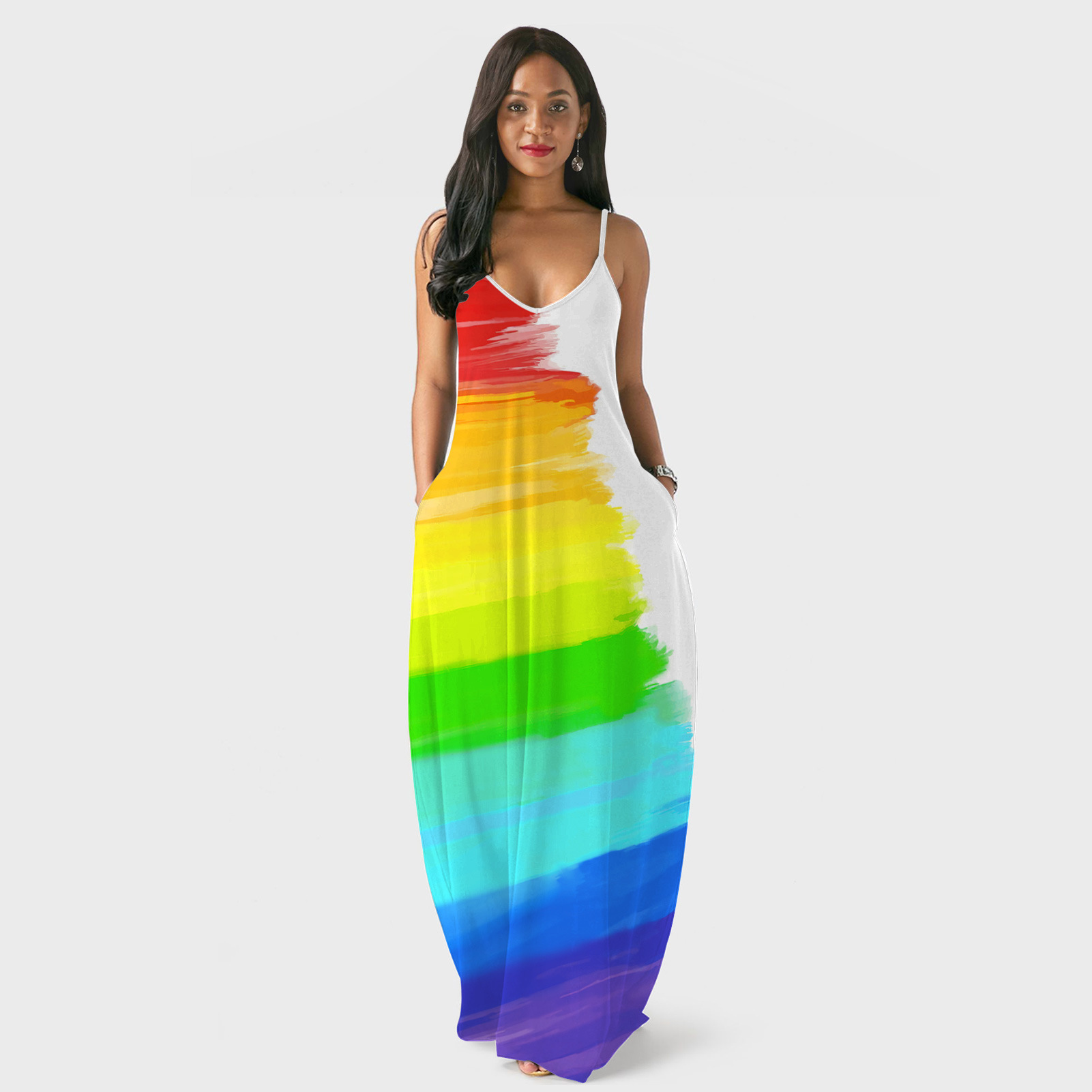 1620558657890 - Digital Printed Women S Suspender Dress