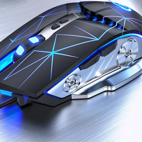 Color: 2black, style: Mute - Silver Eagle G3Pro Gaming Mechanical Mouse Wired Silent Game Usb External Amazon Cross-Border Manufacturer Wholesale