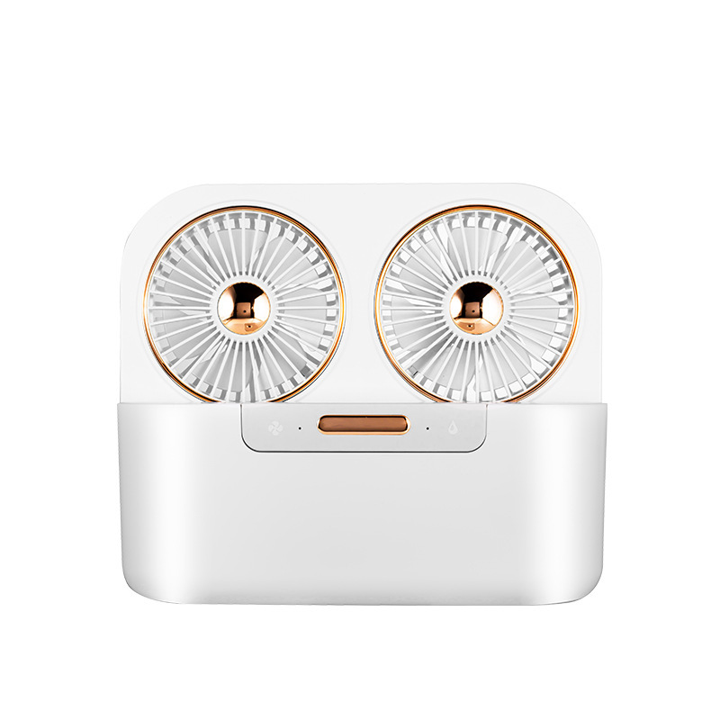 New Double Fan Blade Double Spray Fan Humidifying 
