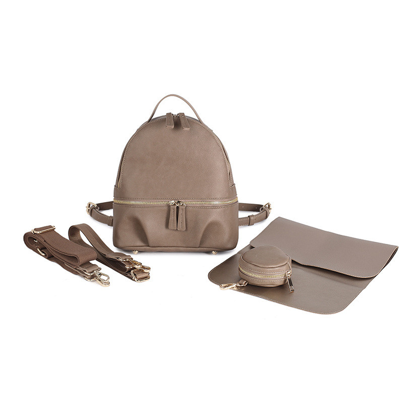 Brown Color Mini Mum Bag Set with Extra Buckels and Pad etc.