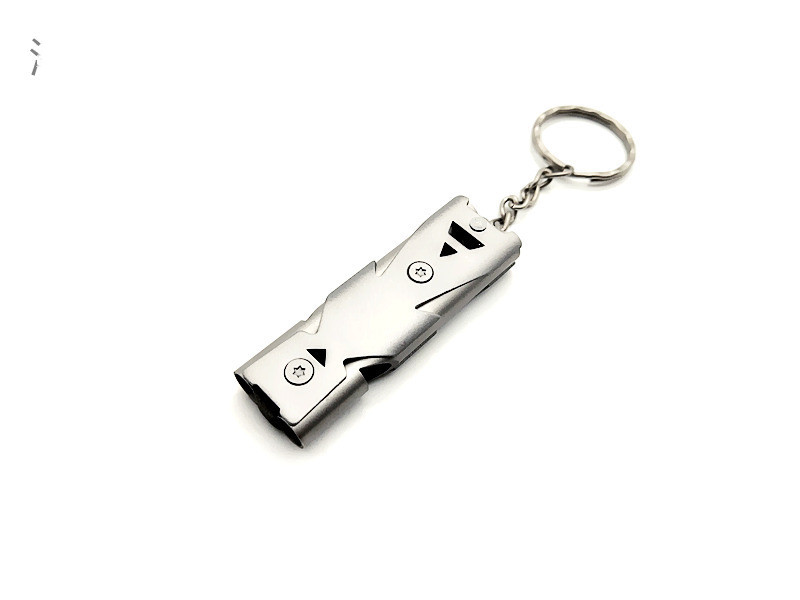 Double-Barreled Survival Whistle