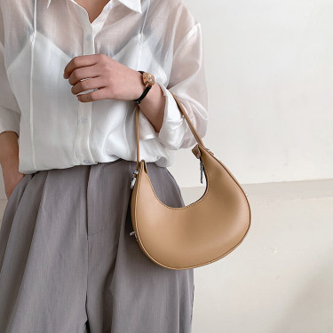 Simple Portable Underarm Bag Fashion Chain One Shoulder Messenger Bag—2