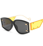 Personalized Punk Sunglasses Small Window Rivet Punk Sunglasses Trend
