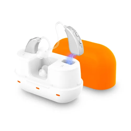 Rechargeable Behind-The-Ear Digital Hearing Aid Sound Amplifier