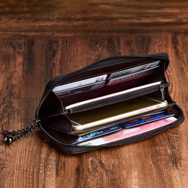 Long Ladies Retro Wallet Female Hand Zipper Bag—2