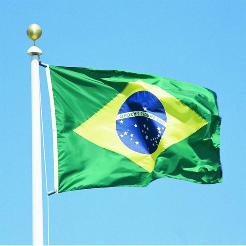 3X5 Ft Polyester Banner Big Hanging Flag Brazil National Flag ...