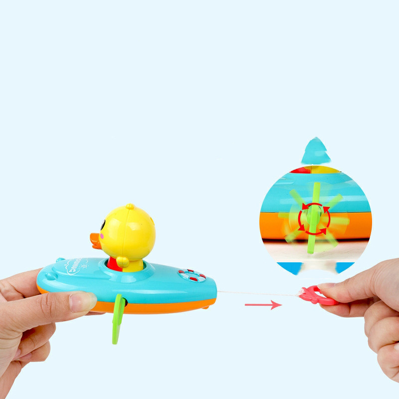 "Rubber Duck Bath Toy floating in a bathtub"