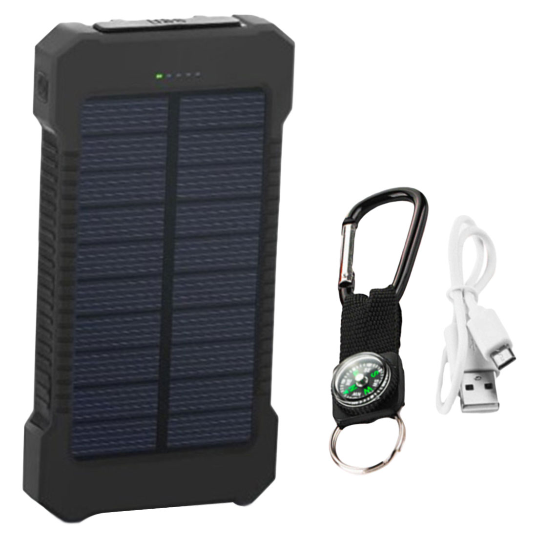 Ultra-Thin Outdoor Waterproof Solar Power Bank - CJdropshipping