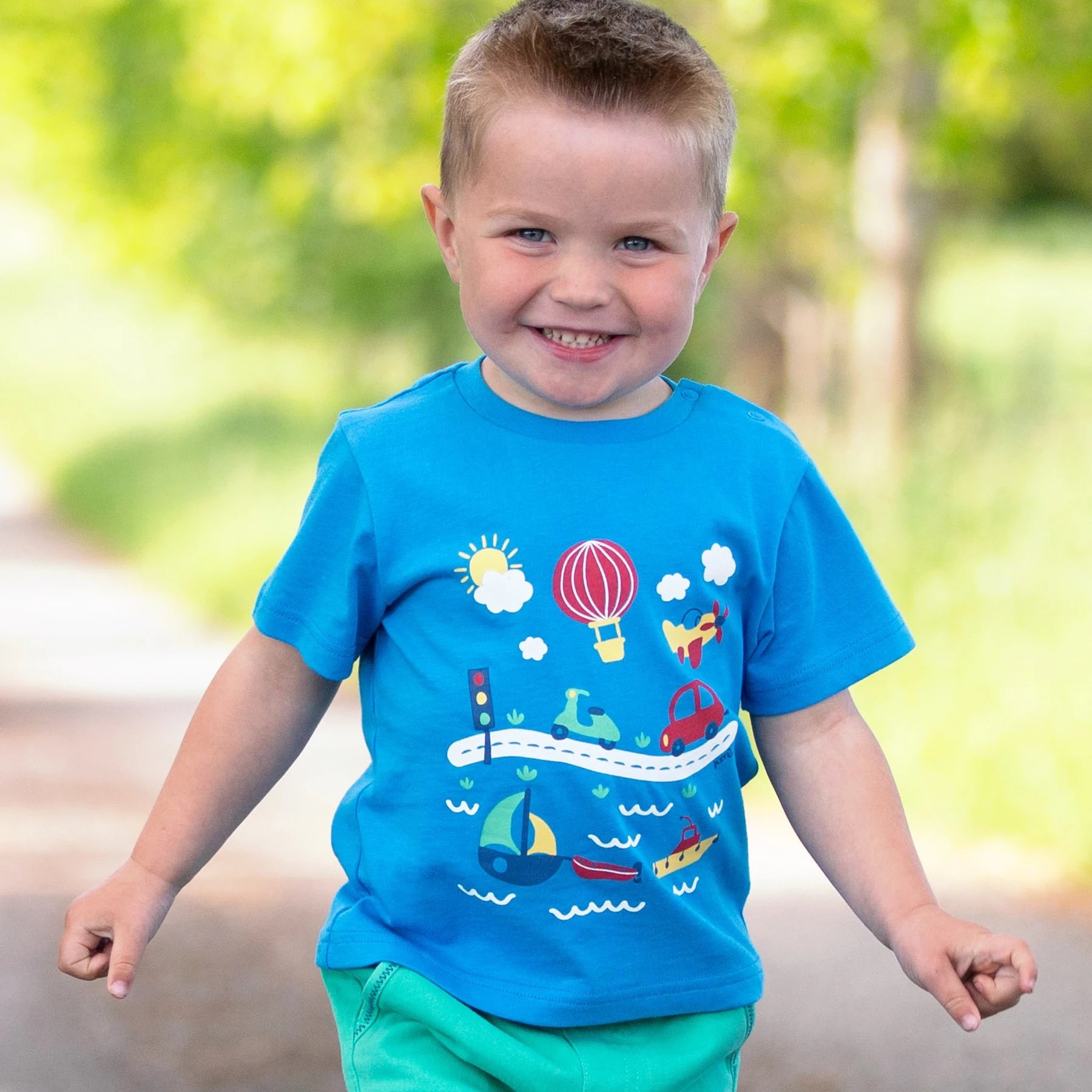 "Empower your little hero with a trendy superhero-themed boys' T-shirt."