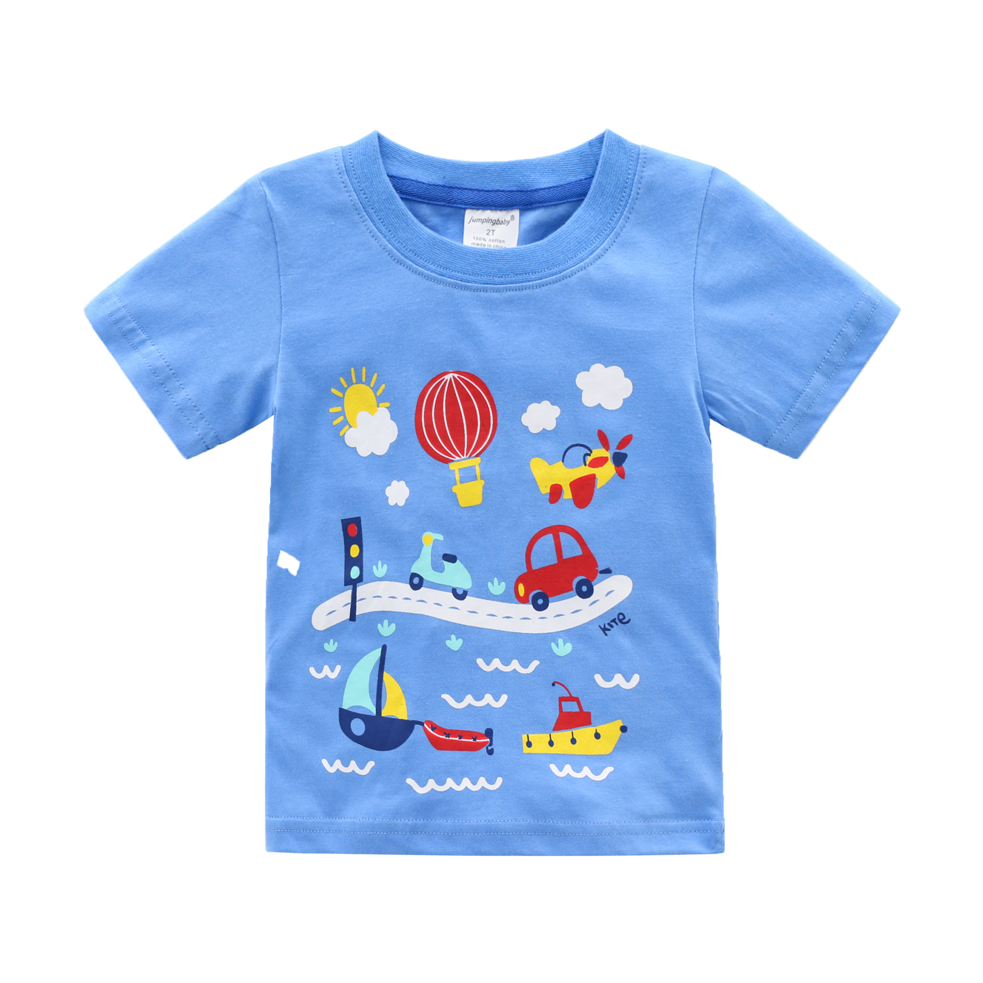 "Vibrant and stylish boys' T-shirts for playful outdoor activities."