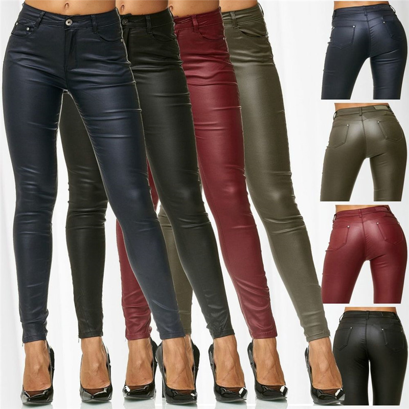 Faux Leather Pants For Women - CJdropshipping