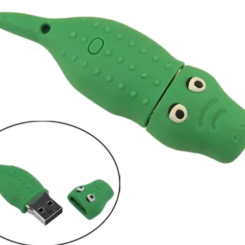 Color: Green, capacity: 16GB - USB Flash Drive Creative Anime USB Flash Drive
