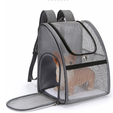 Pet Bag Full Mesh Breathable Backpack For Outing Travel Carrying Bag Cat And Dog Bag Foldable Backpack—1