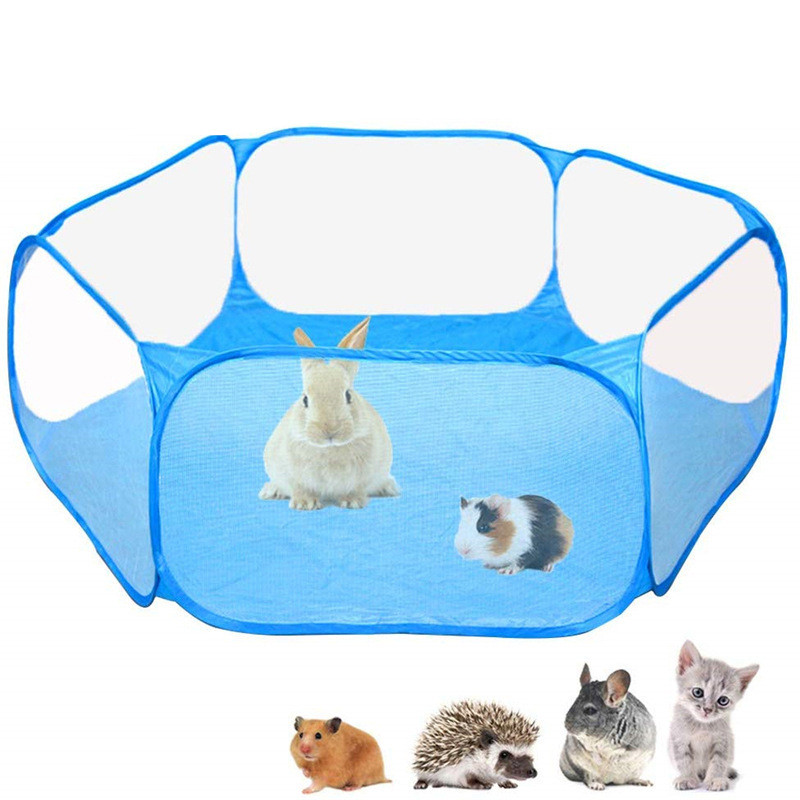 Portable Small Animal Playpen Folding Outdoor Indoor Exercise Pet Cage