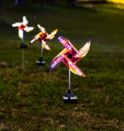 Solar Landscape Windmill Light Outdoor Light String Decoration Lawn Light