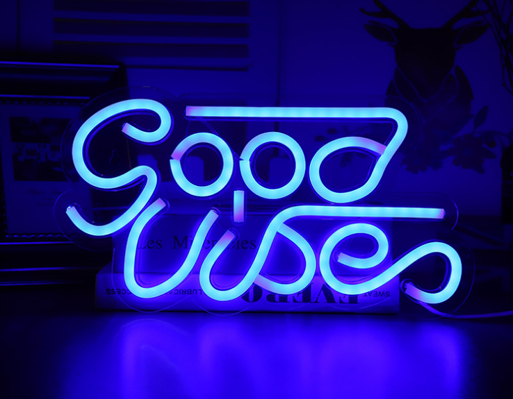 Led Transparent Backboard Neon Light Special-Shaped Wall Hanging ...