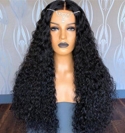 Wig Ladies Mid-length Curly Hair Hand-wrapped Small Curls
