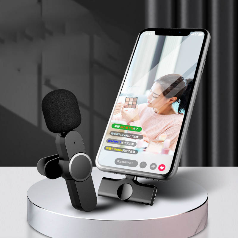 Creative Clip-on Wireless Radio Microphone For Recording, Conferences, Interviews