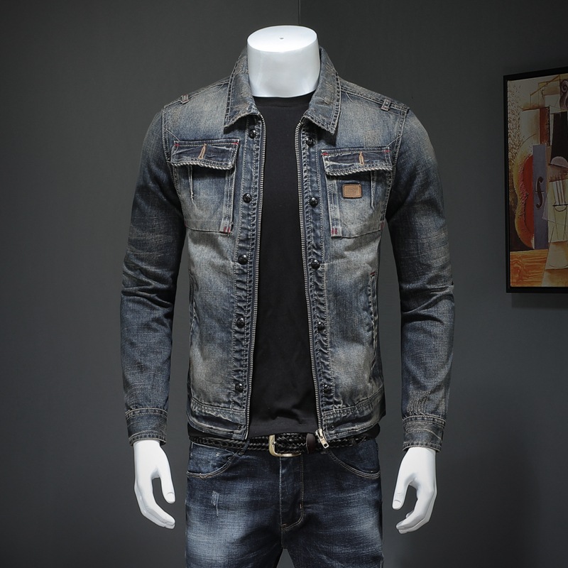 Men's Denim Jacket Plus Size Denim Jacket - CJdropshipping