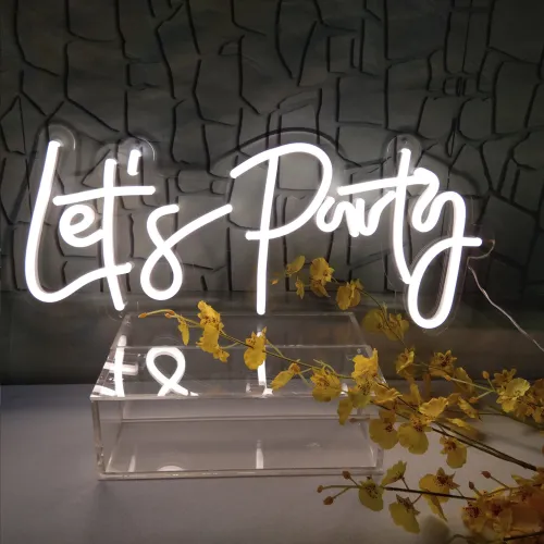 Color: 4style - Happy Birthday Oh Baby Neon Lights Led Flex Neon Sign