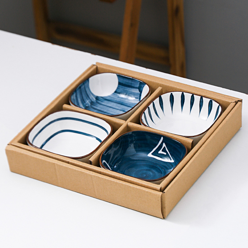 Color U Japanese Style Square Dessert Plate