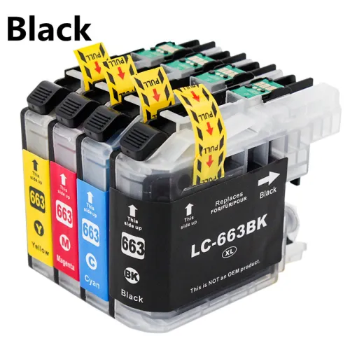 Color: Black LC663BK - LC669BK LC665 663 Ink Cartridge