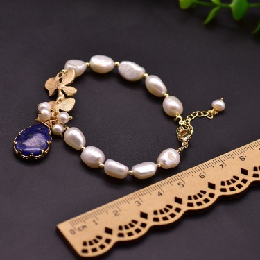 Baroque Pearl Bracelet Women Handmade Jewelry—3