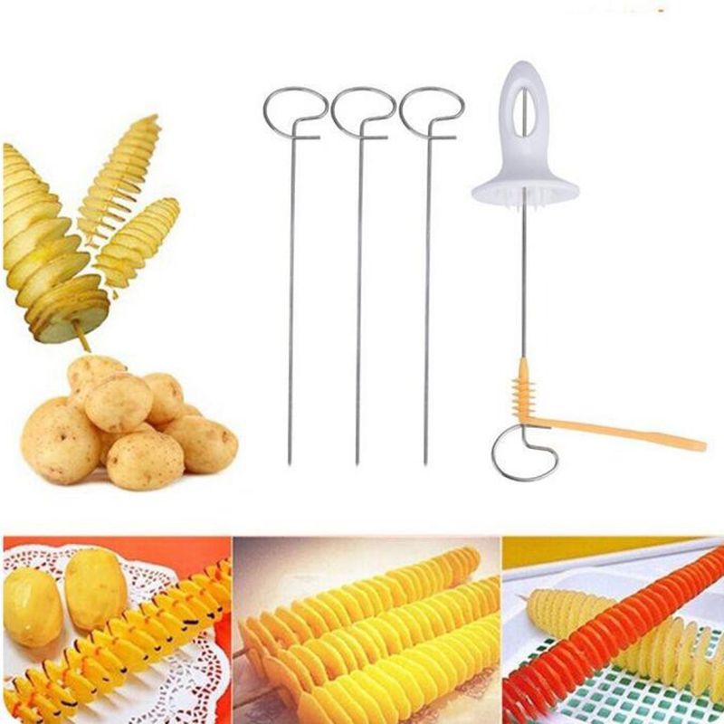 DIY potato cutter/spring potato/potato spiral/make a spiral potato cutter/ potato chips/potato curry 