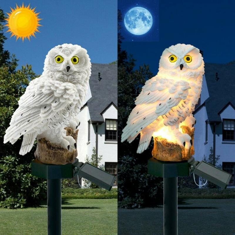Owl Solar Light With Solar LED Outdoors Solar Garden Light