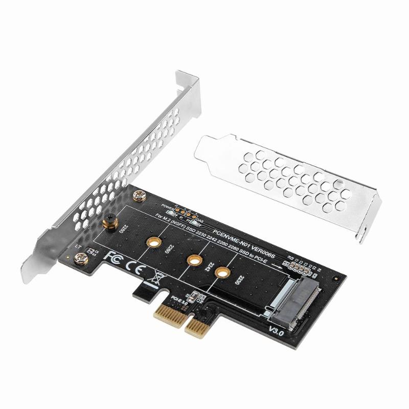 M2 To PCI-E 1X PCI-E To M.2 Hard Drive NVME Adapter Card SSD Hard Drive Card Reader 1X Test Card