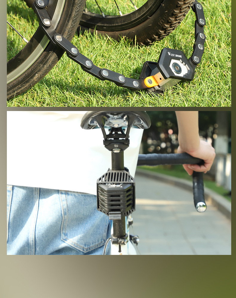 Foldable Bike Lock Anti-Theft