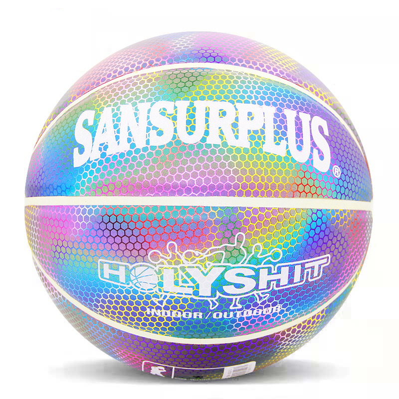 Glowing Luminous Fluorescent Basketball Night Game Basketball CJdropshipping
