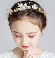 Super Fairy Princess Sen Is Korean Flower Girl Headband Girl Head Flower Girl Show Catwalk Jewelry