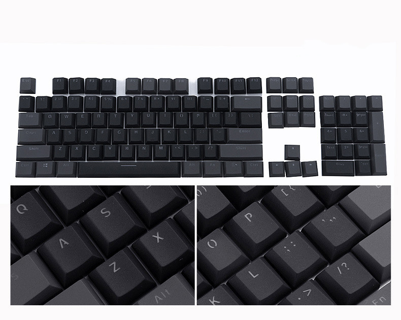 Transparent Keyboard Cap Mechanical Keyboard Key Cap Dedicated Color Key Cap Personalized Two-color Key Cap