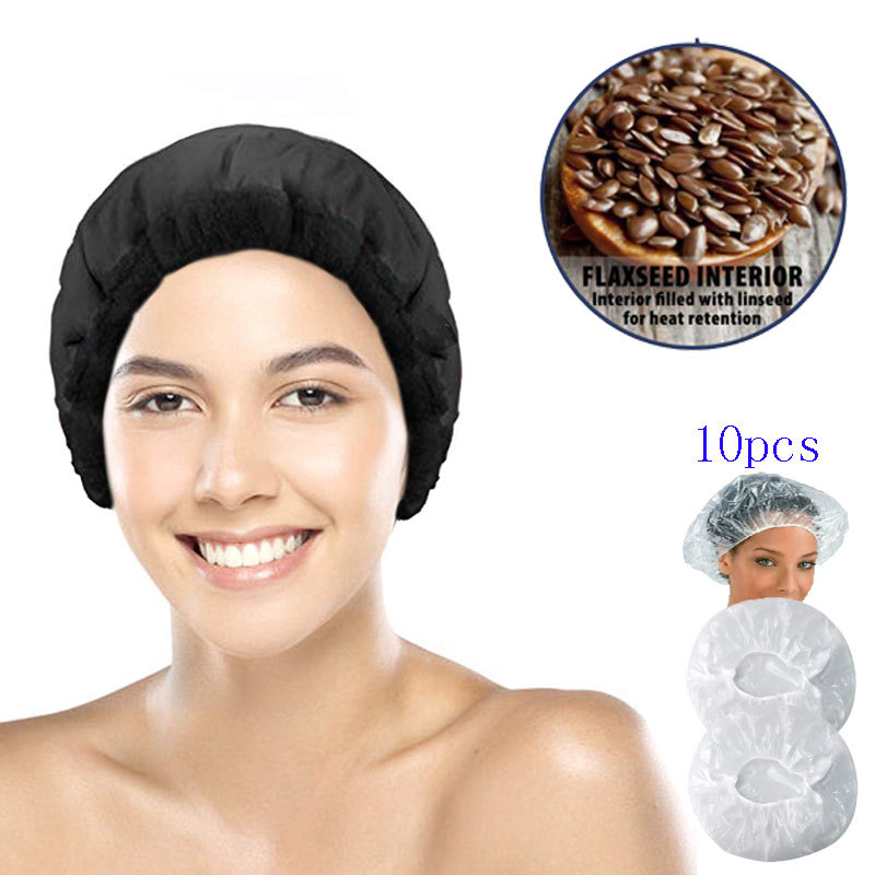 Flaxseed Treatment Cap & Nourishing Hair Mask