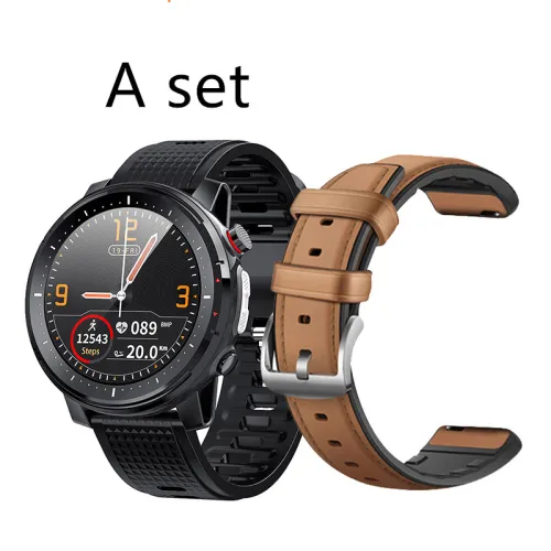 style: A set - Full-touch Smart Bracelet Heart Rate Blood Pressure Blood Oxygen Monitoring