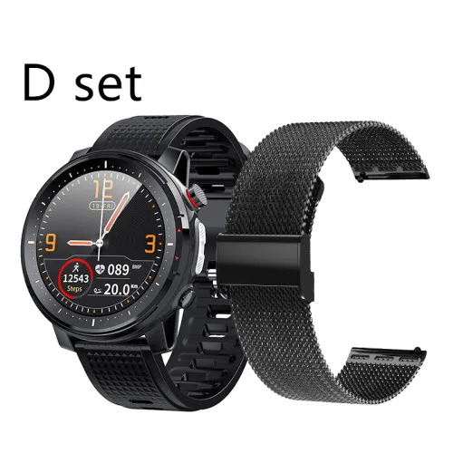 style: D set - Full-touch Smart Bracelet Heart Rate Blood Pressure Blood Oxygen Monitoring