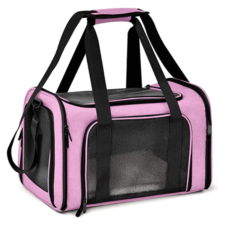 Hundetransporttasche in Rosa