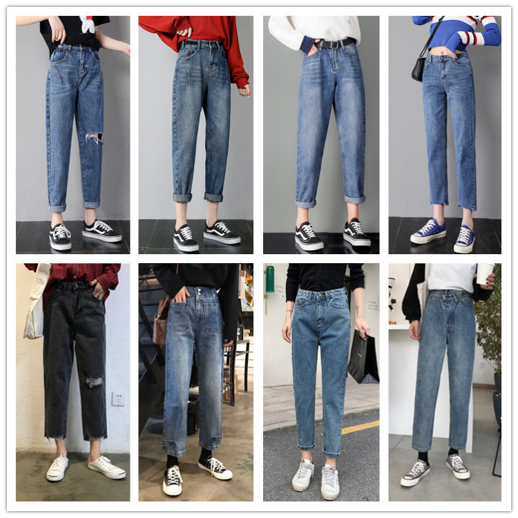 1622625039206 Summer New Style Korean Women'S High-Waisted Thin Wide-Leg Jeans