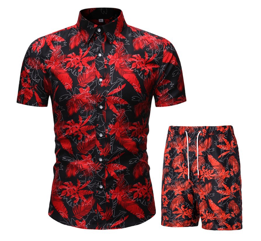 Fashion Men's Loose Casual Short Sleeve Suit - CJdropshipping