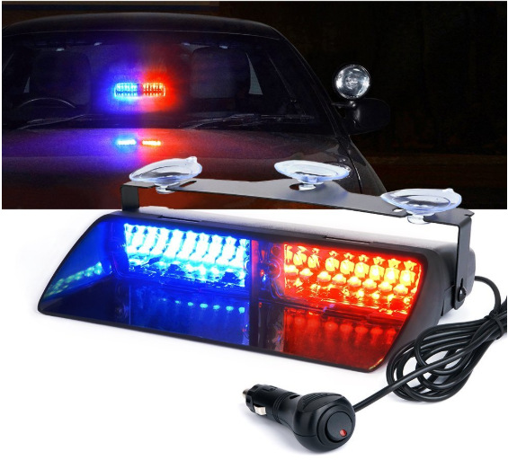 16led Strobe Light Suction Cup Light Strobe Light Multi-color Warning 