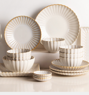 Nordic ceramic dishes dishes home dishes creative network red style steak Western plate breakfast tableware Qiong Yi