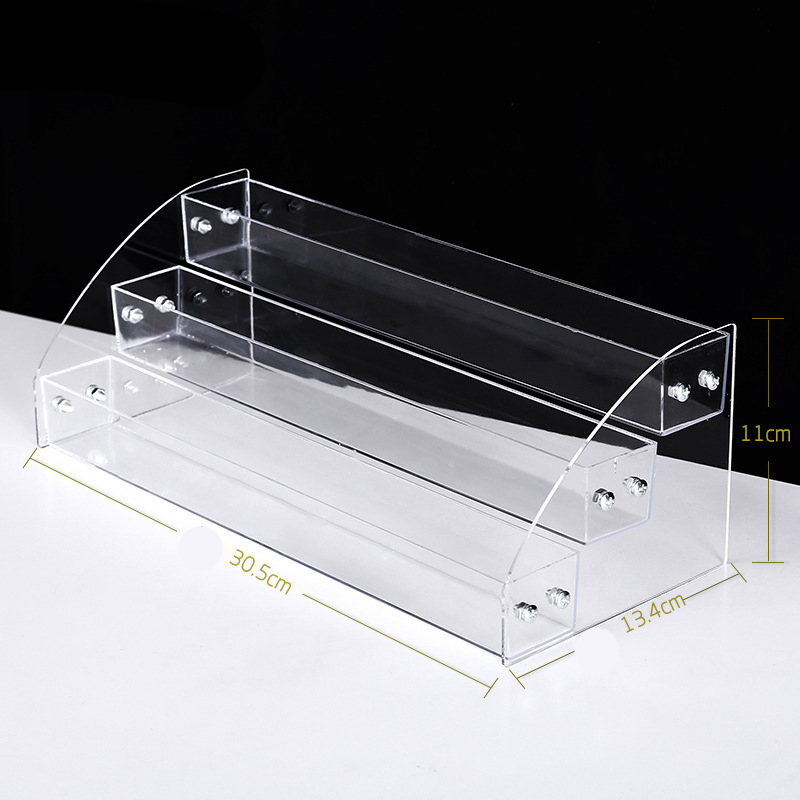 Color: 3story - Display Stand Acrylic Transparent Display