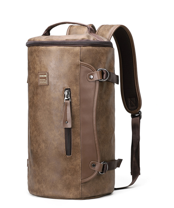 Fashion Backpack Men's Backpack Large-capacity Bucket Bag Leisure Travel Bag