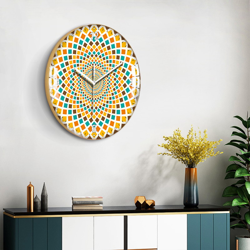 European Style Decorative Pattern Wall Clock 12